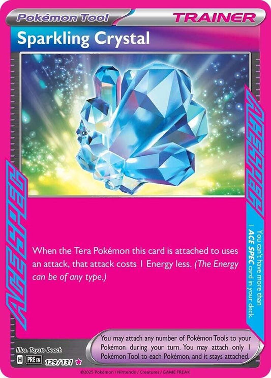 Sparkling Crystal - Prismatic Evolutions 129/131 Ace Spec Rare