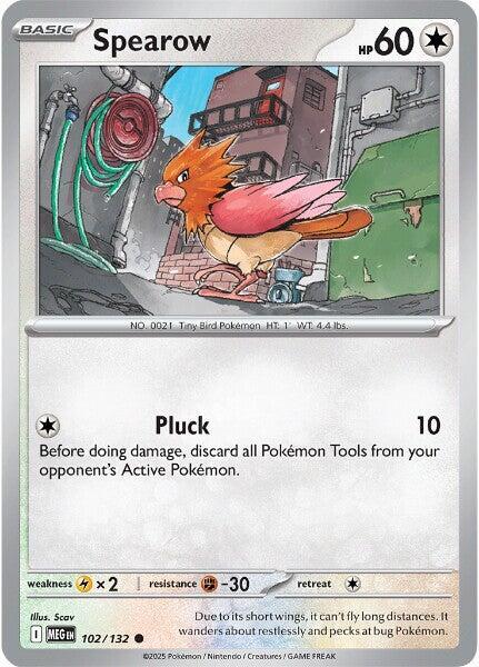 Spearow - 102/132 Mega Evolution Common