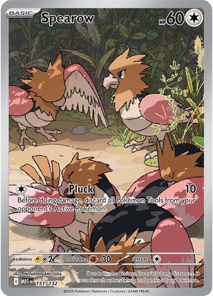 Spearow - 151/132 Mega Evolution Illustration Rare