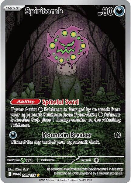 Spiritomb - 148/132 Mega Evolution Illustration Rare