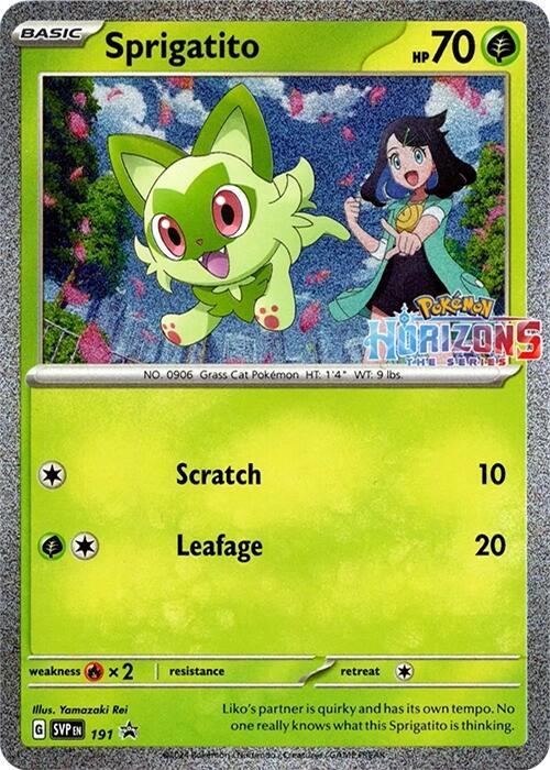 Sprigatito - Scarlet & Violet Promo 191 Holo