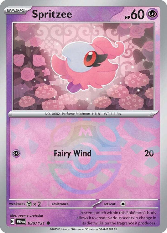 Spritzee - Prismatic Evolutions 038/131 Master Ball Holo
