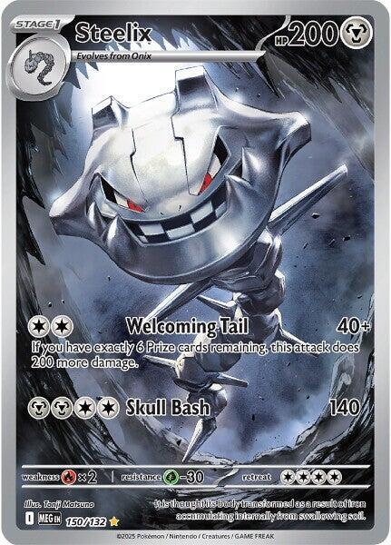 Steelix - 150/132 Mega Evolution Illustration Rare