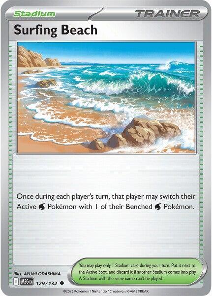 Surfing Beach - 129/132 Mega Evolution Uncommon