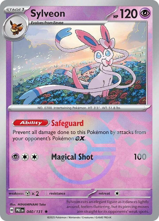 Sylveon - Prismatic Evolutions 040/131 Poke Ball Holo