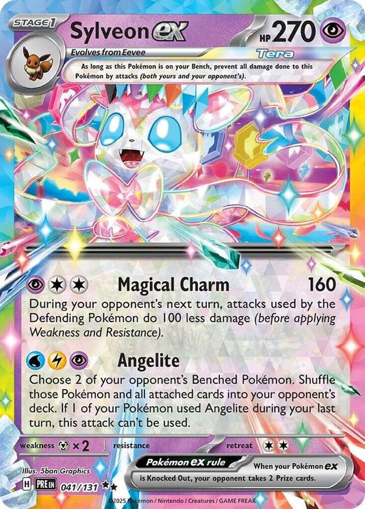 Sylveon EX - 041/131 Prismatic Evolutions Double Rare