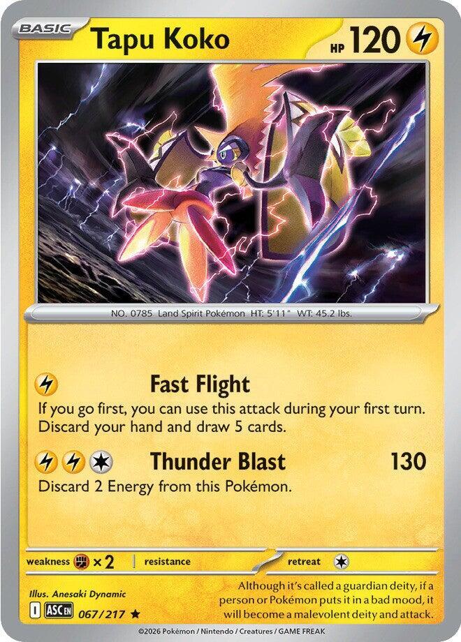 Tapu Koko - 067/217 Ascended Heroes
