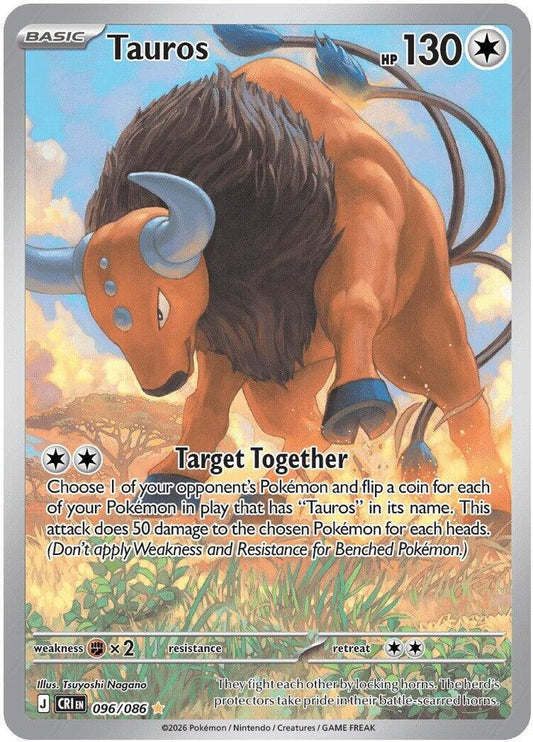 Tauros - 096/086 Chaos Rising Illustration Rare