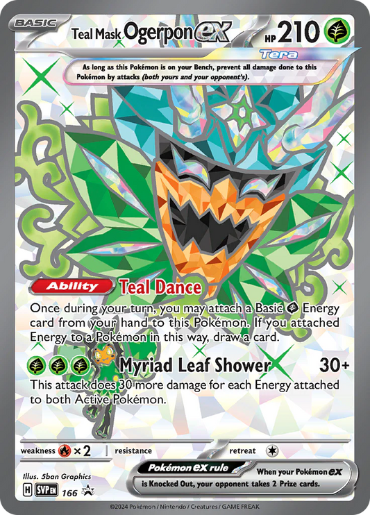 Teal Mask Ogerpon EX - Scarlet & Violet 166 Promo