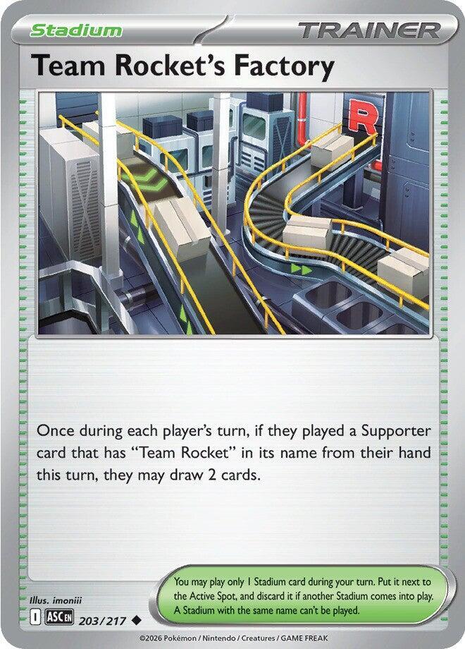 Team Rocket's Factory - 203/217 Ascended Heroes