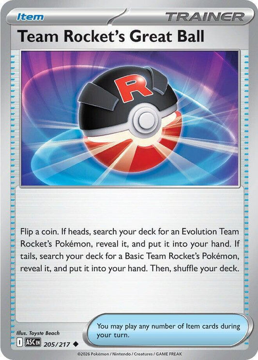 Team Rocket's Great Ball - 205/217 Ascended Heroes