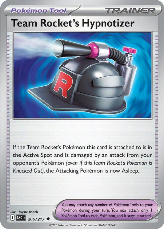 Team Rocket's Hypnotizer - 206/217 Ascended Heroes
