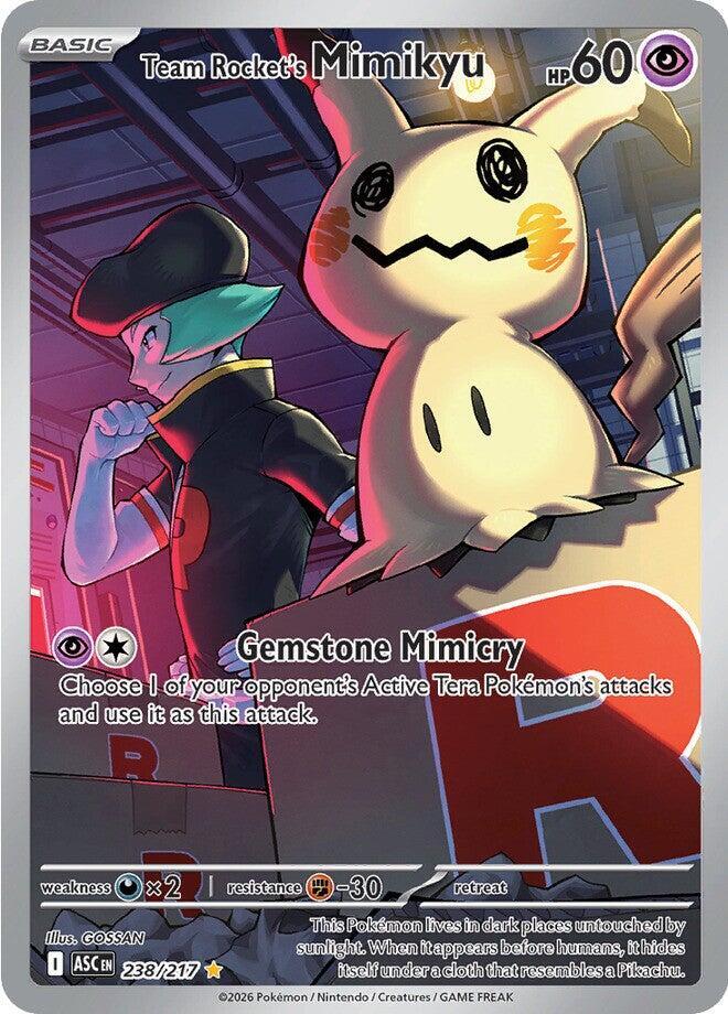 Team Rocket's Mimikyu - 238/217 Ascended Heroes Illustration Rare