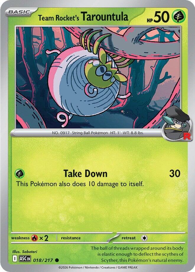 Team Rocket's Tarountula - 018/217 Ascended Heroes