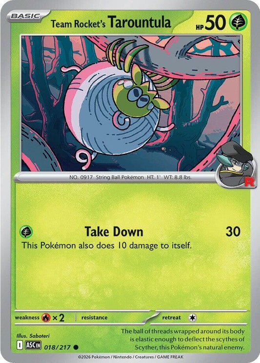 Team Rocket's Tarountula - 018/217 Ascended Heroes