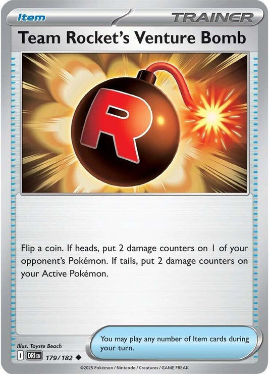 Team Rocket's Venture Bomb - Destined Rivals 179/182 Uncommon