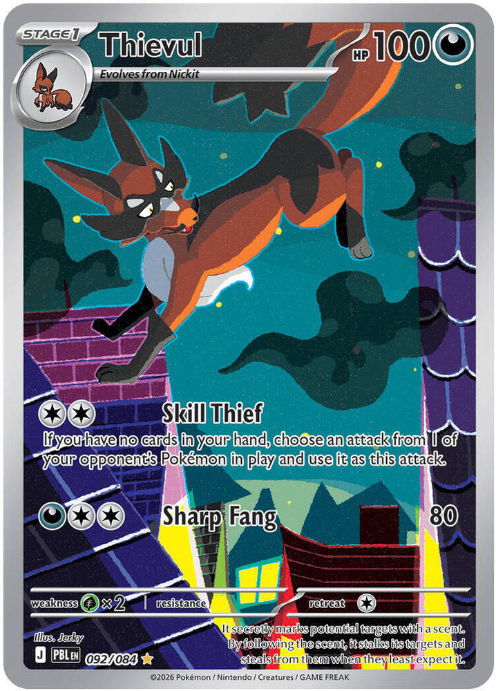Thievul - 092/084 Pitch Black Illustration Rare