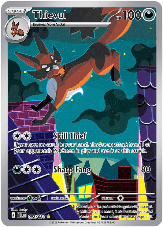 Thievul - 092/084 Pitch Black Illustration Rare