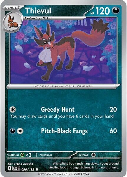 Thievul - 090/132 Mega Evolution Common