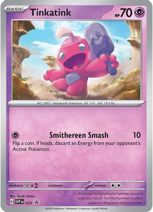 Tinkatink - Scarlet & Violet Promo 025 (Cosmo Holofoil)