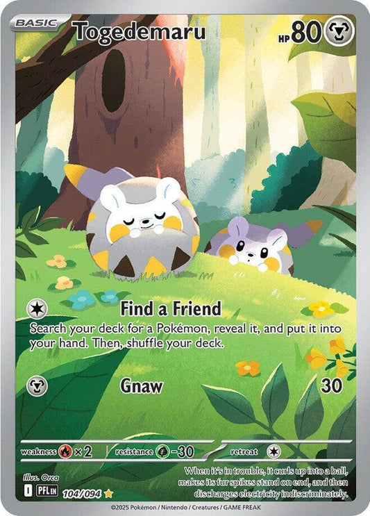 Togedemaru - 104/094 Phantasmal Flames Illustration Rare