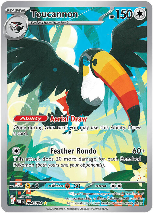 Toucannon - 094/084 Pitch Black Illustration Rare
