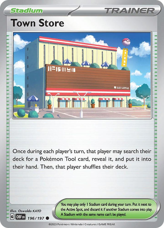 Town Store - Obsidian Flames 196/197 Reverse Holo