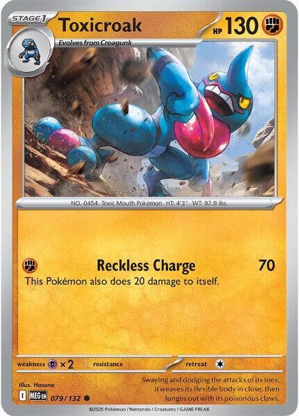 Toxicroak - 079/132 Mega Evolution Common