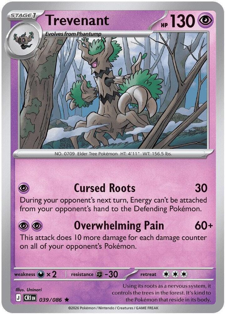 Trevenant - 039/086 Chaos Rising