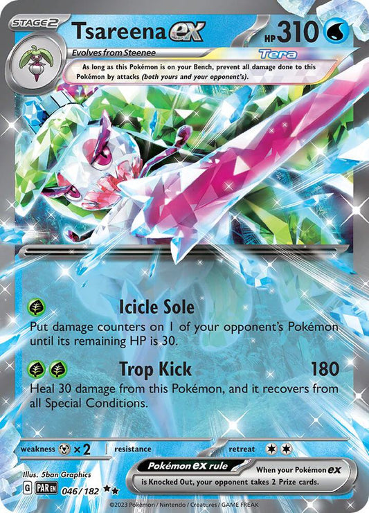 Tsareena ex - 046/182 Paradox Rift Double Rare