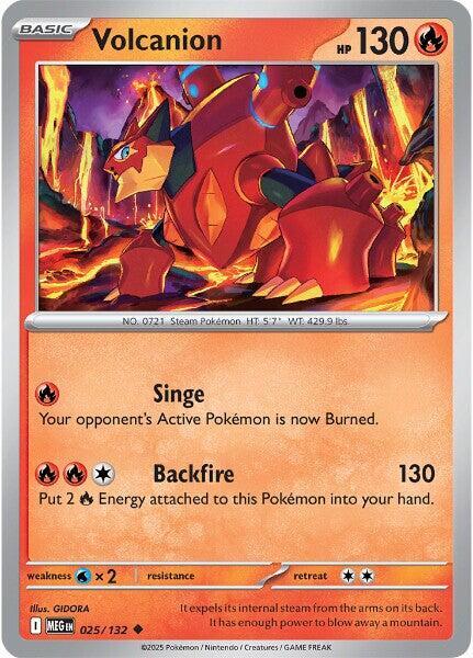 Volcanion - 025/132 Mega Evolution Uncommon