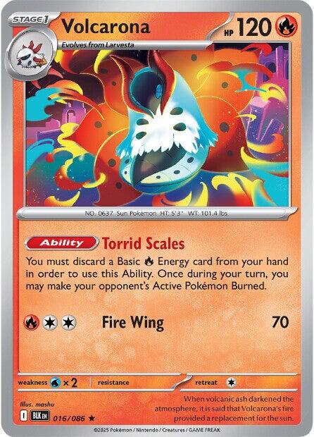 Volcarona - Black Bolt 016/086
