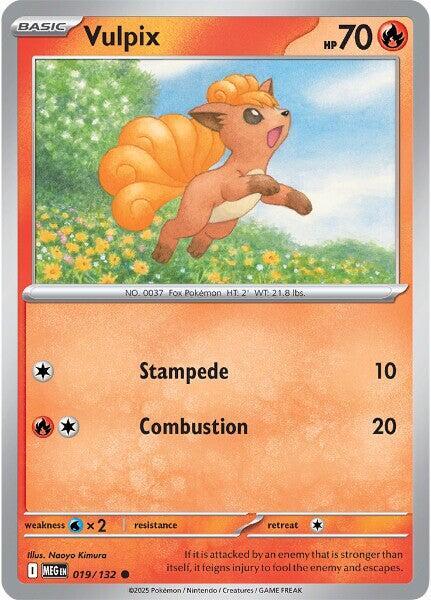Vulpix - 019/132 Mega Evolution Common