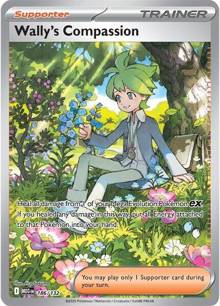 Wally's Compassion - 186/132 Mega Evolution Special Illustration Rare