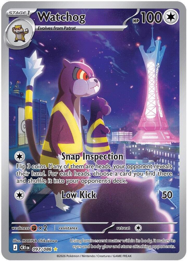 Watchog - 097/086 Chaos Rising Illustration Rare