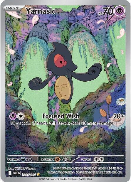 Yamask - 122/086 White Flare Illustration Rare