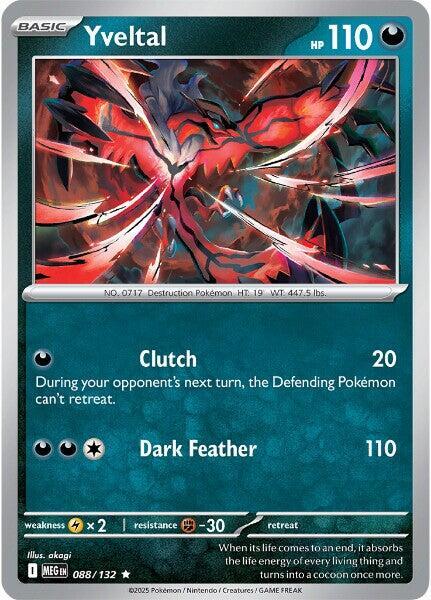Yveltal - 088/132 Mega Evolution Rare