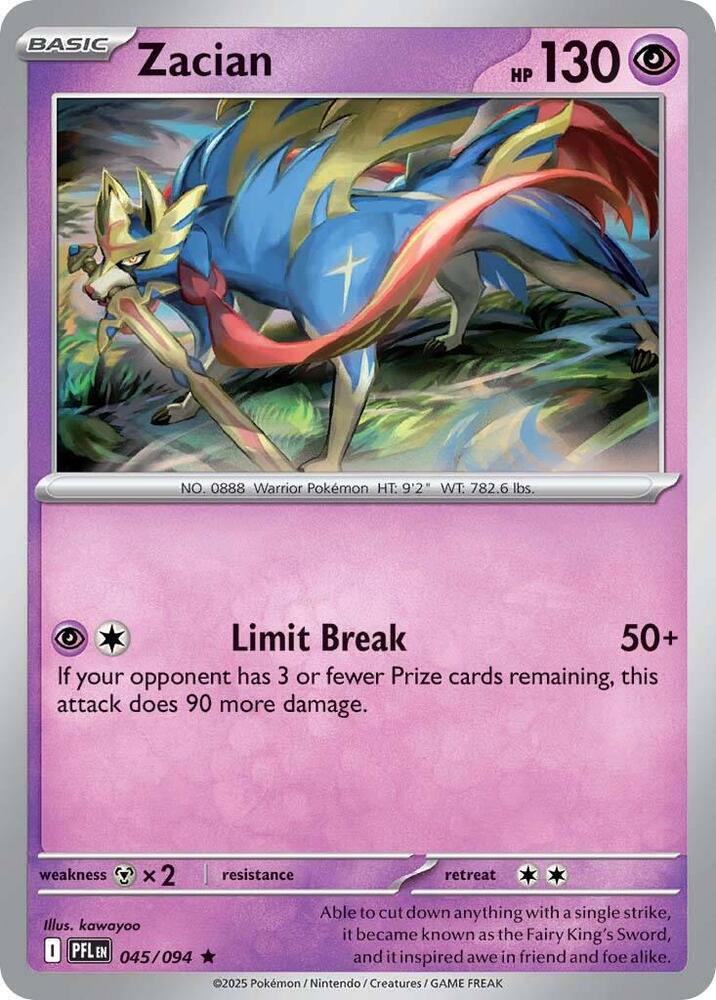 Zacian - 045/094 Phantasmal Flames