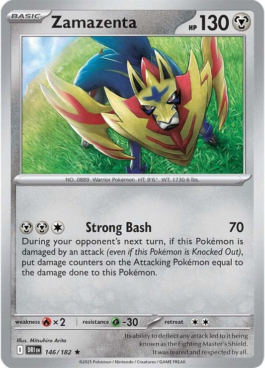 Zamazenta - Destined Rivals 146/182 Holo Rare