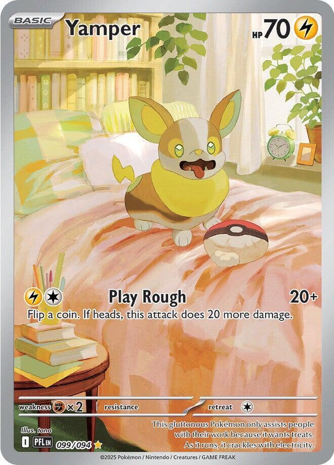 Yamper - 099/094 Phantasmal Flames Illustration Rare