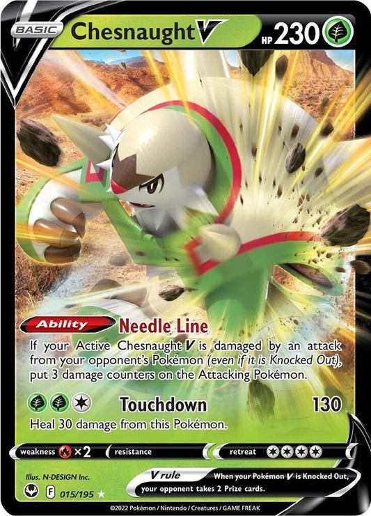 Chesnaught V - Silver Tempest 018/195 Ultra rare
