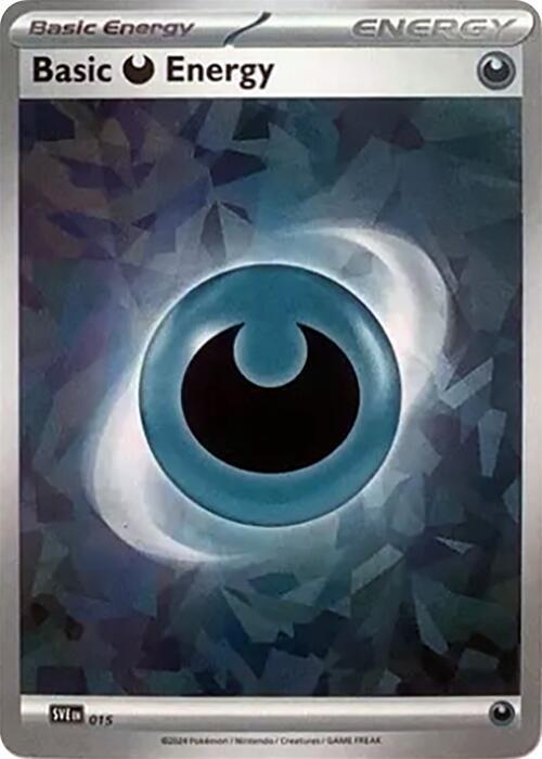 Basic Darkness Energy (Cracked Ice Holo) - Prismatic Evolutions