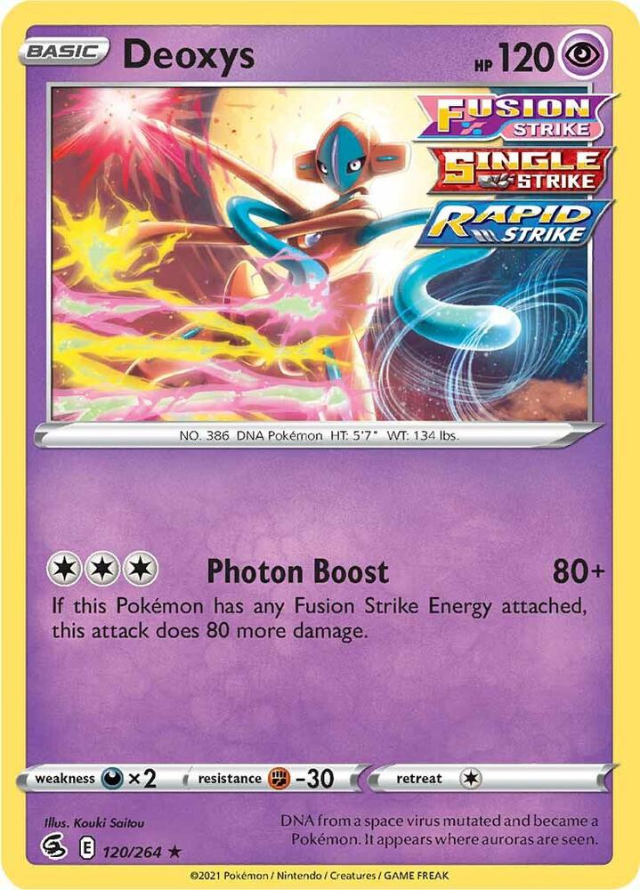 Deoxys - Fusion Strike 120/264 Holo Rare