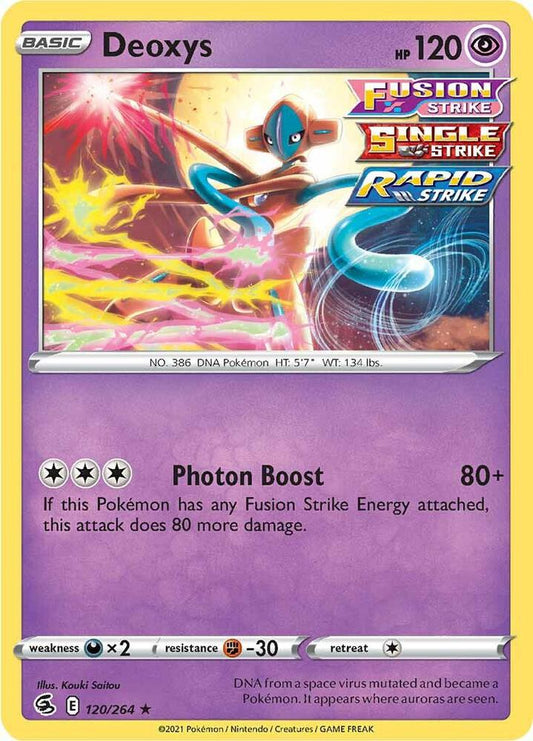Deoxys - Fusion Strike 120/264 Holo Rare