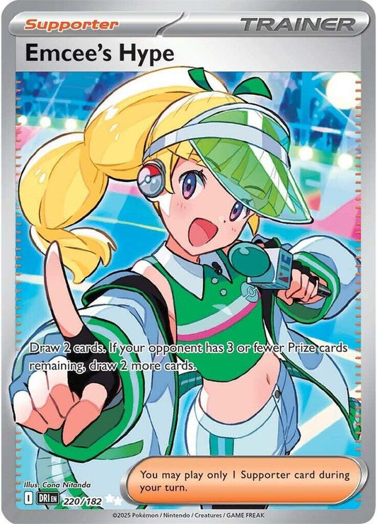 Emcee's Hype - 220/182  Destined Rivals Ultra Rare