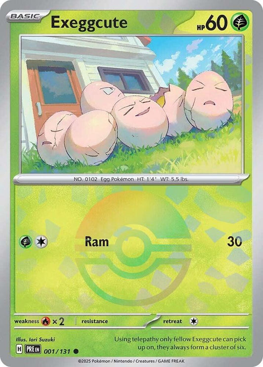 Exeggcute - Prismatic Evolutions 001/131 Poke Ball Holo