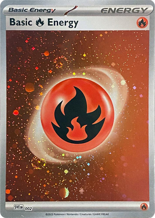 Basic Fire Energy (Cosmos Holo) - Scarlet & Violet 151