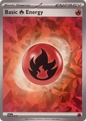 Basic Fire Energy (Cracked Ice Holo) - Prismatic Evolutions