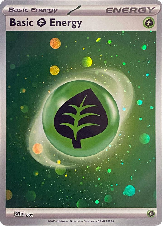 Basic Grass Energy (Cosmos Holo) -Scarlet & Violet 151