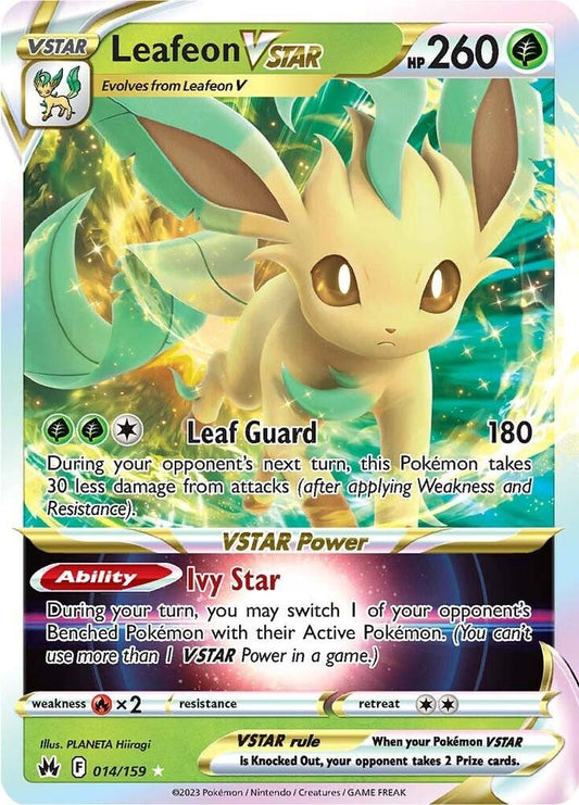 Leafeon Vstar - Crown Zenith 014/159 Ultra Rare